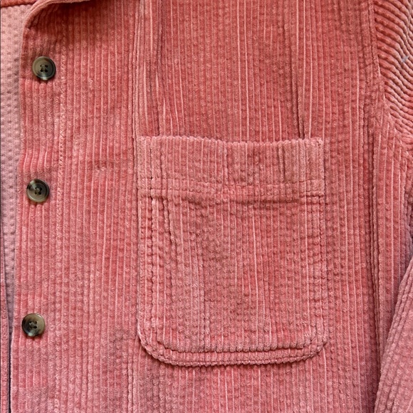 L.L. Bean Peachy Rose Corduroy Shirt - Picture 5 of 9